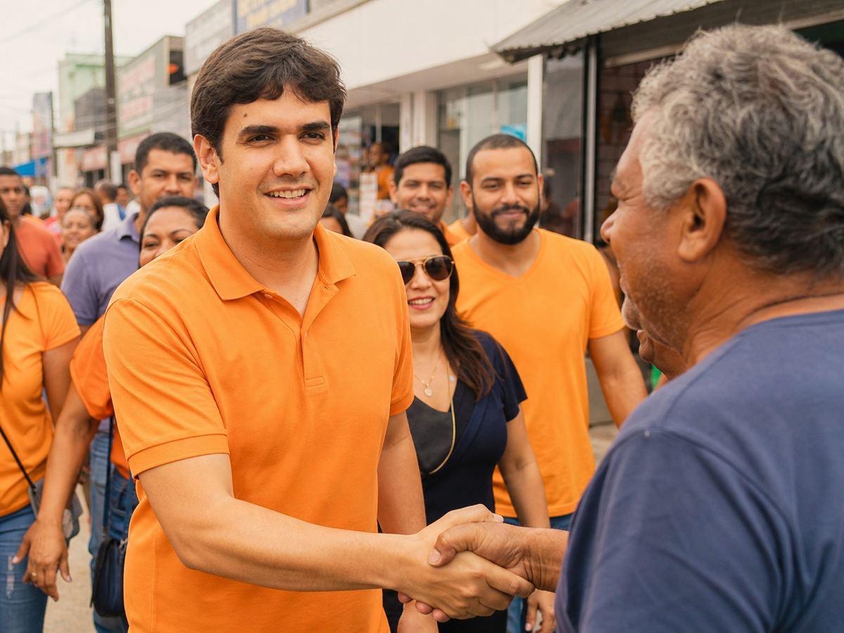 Rafael Prudente em agenda pública no Distrito Federal